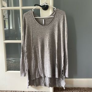 Grey speckled sweater - size small (runs more like a M/L)